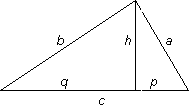 rechtwinkeliges Dreieck