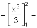 = [x^3/3](1..2)